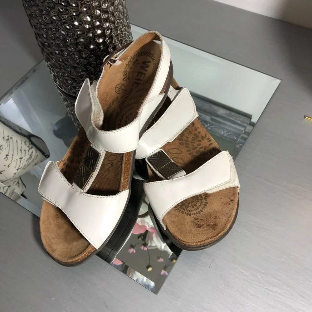 dr.andrew Weil Orthoheel Leather Sandals |
